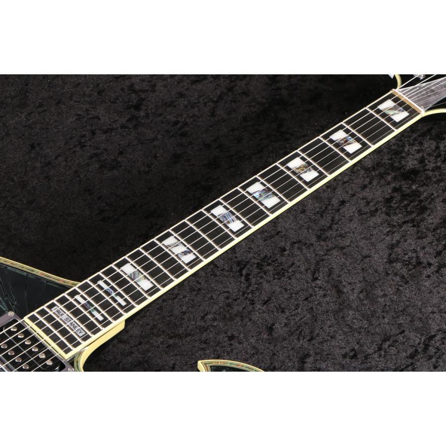 Ibanez PS3CM Black Paul Stanley Signature Cracked Mirror Top made
