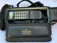 Vintage NEC TR5E800-11G Transceiver Handset With Powertek Carrying Case USA Made