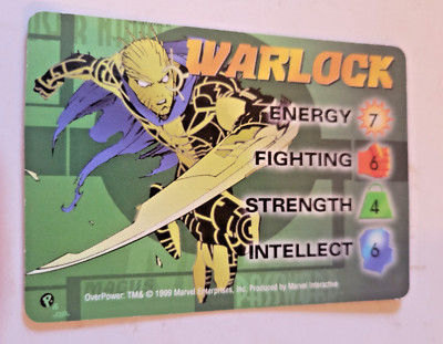 Warlock Overpower CCG 1999 Marvel Interactive Trading / Game Card
