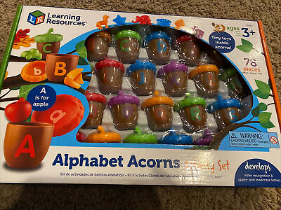 LEARNING RESOURCES ALPHABET ACORNS ACTIVITY SET | eBay