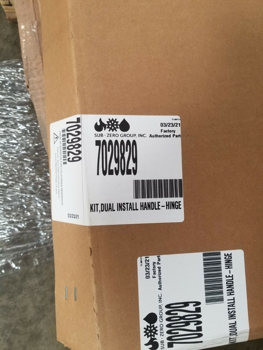 7029829 Sub-Zero (New) Dual Installation Kit sub parts - Hinge to
