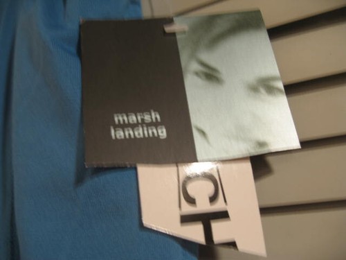 Women's Marsh Landing Warm Up/Track Pants Stretch NWT Ankle Zip Blue W/Pockets M - Picture 3 of 7