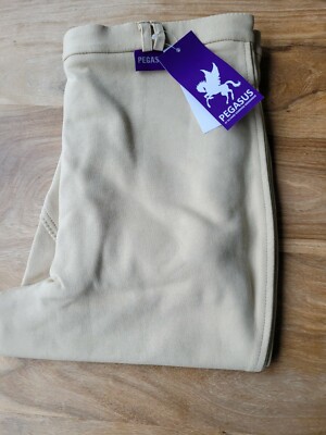 Pegasus Damen Reithose Größe 18/34'' Taille Beige. 