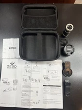 Zeso Smartphone Camera Lens Kit Wide Angle Macro 8x Zoom Adapter Case Clips