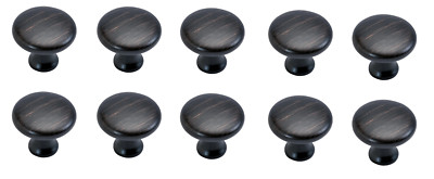 Hickory Hardware Eclipse 1-1/8'' Cabinet Knob | Vintage Bronze | P14255-VB-10PACK