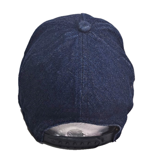 Blessed Denim Snapback Adjustable Baseball Cap Em… - image 4