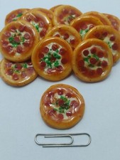 15 X Miniature Pizza Dollhouse Food Accessories Kitchen Decor DIY Toy Charm Z9.