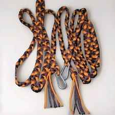 Coloured split/western Reins/ Any Colours /size. custom made woven  paracord