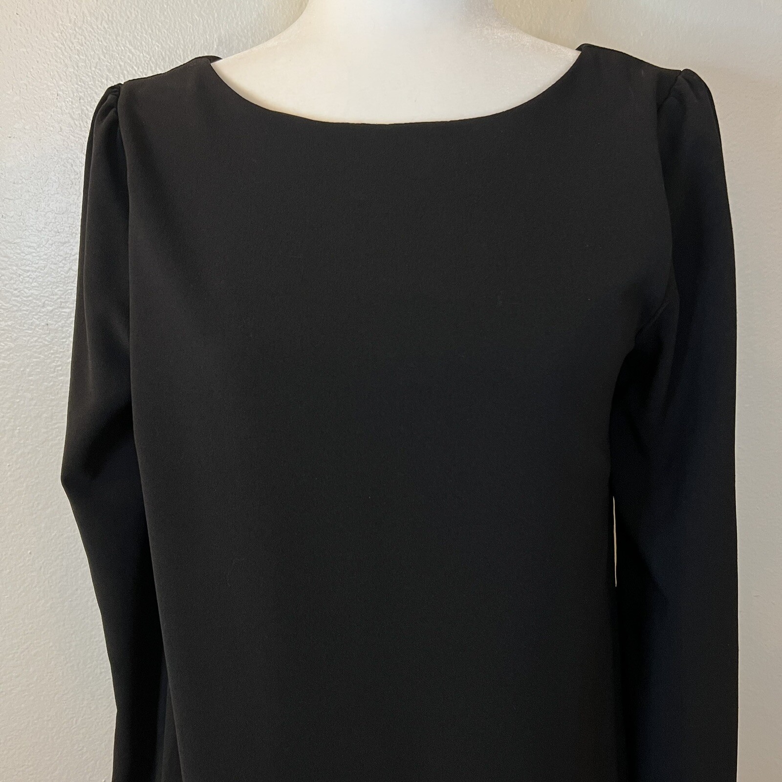 Lulu's Basic Black Long Sleeve Round Neck  Dress … - image 2