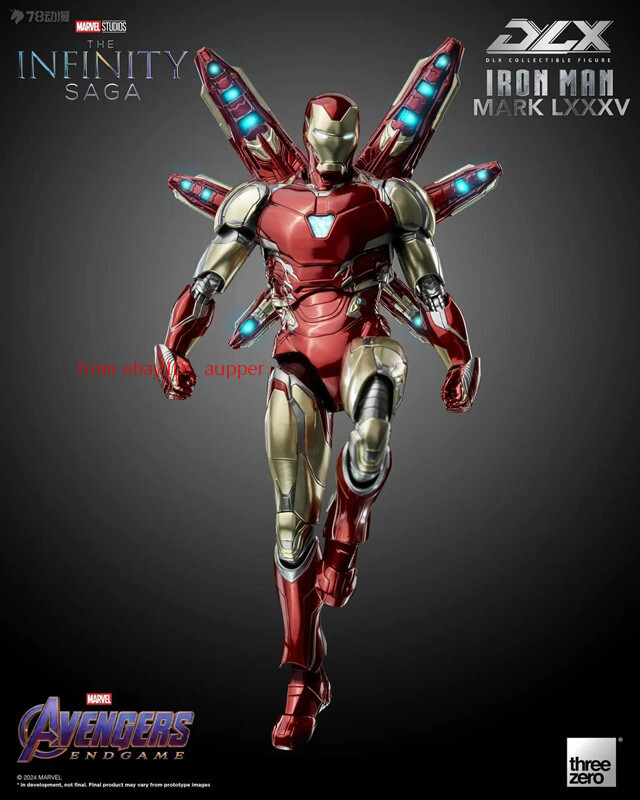 Threezero 3a Marvel Dlx Series Iron Man Mk85 Limited Action Figure