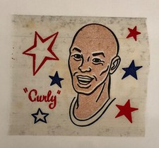 Vintage 1970 Harlem Globetrotters Basketball Cartoon TV Mini Iron On Transfer