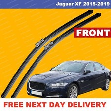 For Jaguar XF 15-26 Push Button Front Windscreen Aero Wiper Blades SET 28"17"