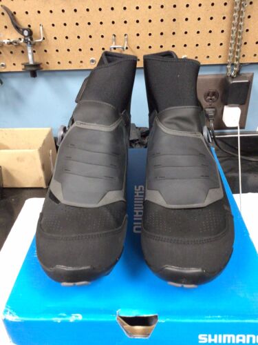 Shimano MW7 Winter Mountain Bike 4 Bolt Clipless Shoes Size US 11.8 EU 47 - Picture 3 of 7
