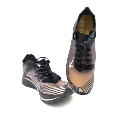 Nike Zoom Fly Gyakusou AR4349-001 Comfort Black Running Shoes Men's Size 4.5