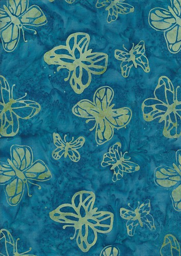 Batik Fabric, Butterfly Design, 100% Cotton, FQ ,Crafting, Quilting Patchwork - Picture 8 of 15