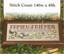 GREASTEST GIFTS IN LIFE  CROSS STITCH PATTERN ONLY -  DE AU EV