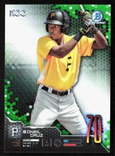 2019 Bowman Oneil Cruz Bowman Scouts' Top 100 Chrome Green Refractor /99 #BTP-70