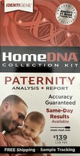 IDENTIGENE Home DNA Collection Kit Paternity Analysis Report