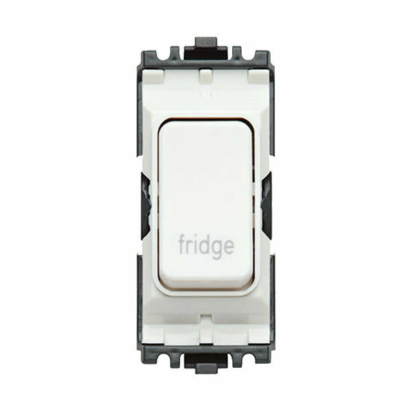 MK K4896FGWHI Grid Plus Grid Switch 20 amp Double Pole marked fridge