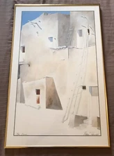 James Harrill New Mexico Poster Print Framed - Signed 