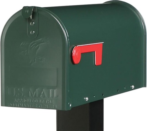Gibraltar E1100GAM Elite Mailbox, 800 cu-in Cap, Galvanized Steel, Medium, Green - Bild 3 von 3