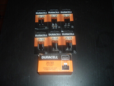 LOT OF '' 12 '' DURACELL 21 / 23 BATTERIES - BRAND NEW IN ORIGINAL BOX