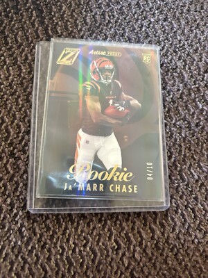 2021 Panini Zenith - Rookies Artist Proof Gold #62 Ja'Marr Chase /10 (RC)