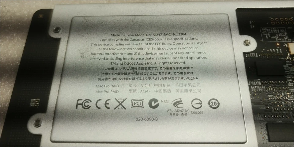 Apple Mac Pro A1289 2009 - 2012 A1247 RAID Controller Card 639-0108 820-2591-A!! - Image 3 of 4