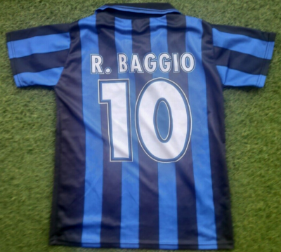 Roberto Baggio Inter Milan Vintage 90's Jersey Size S Made in