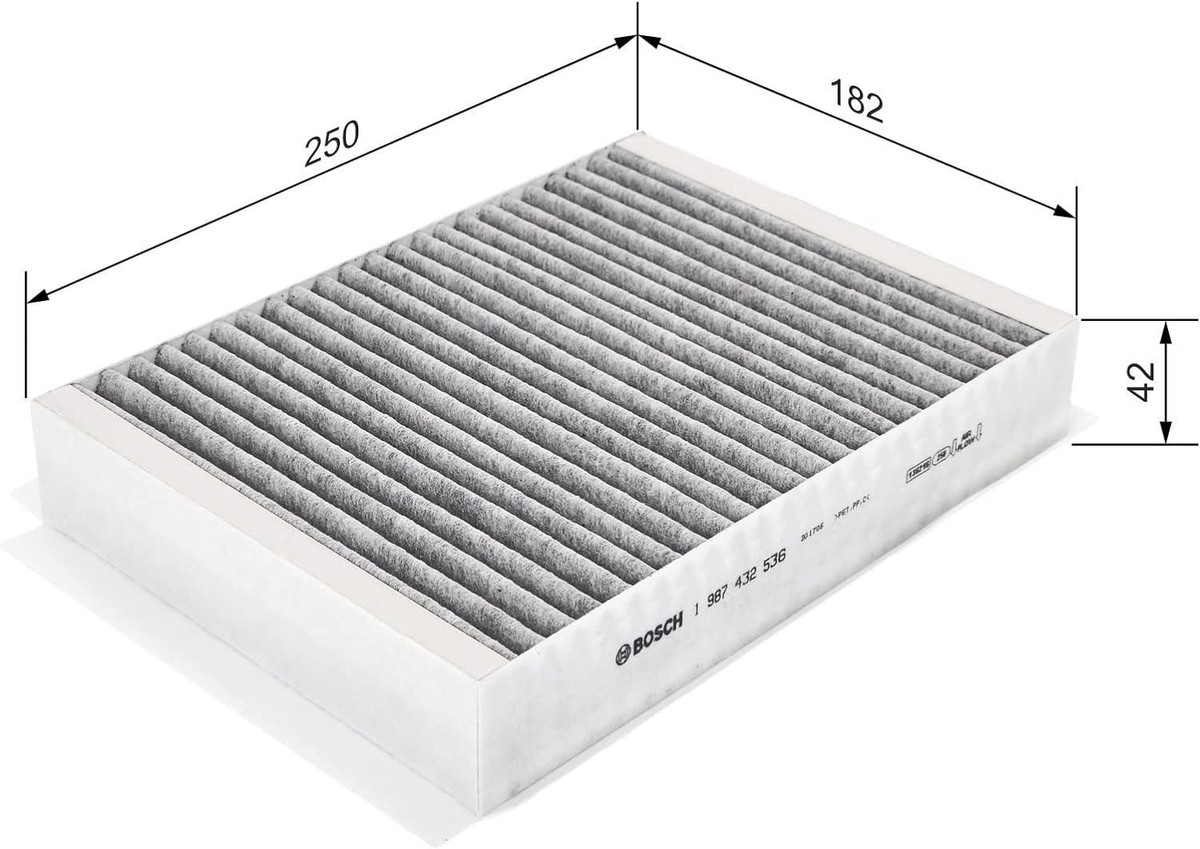 Bosch Cabin Pollen Filter R2336 – 1987432336, Made In Germany