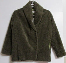 Women's Forte_forte Shearling Faux Fur Oversized Coat In Forest Size I (us 4)