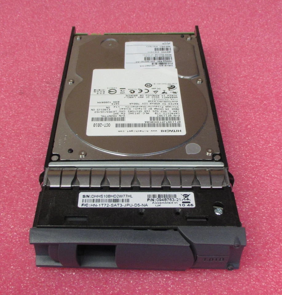 NetApp 1TB 3.5" SATA 6Gb/s 7.2K 128MB Server HDD Hard Drive X302A-R5 SP-302A-R5 - Image 4 of 4