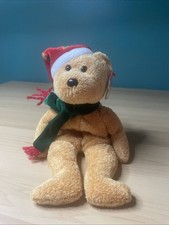 TY Beanie Baby - 2003 HOLIDAY TEDDY 9 inch - MWMTs Stuffed Animal Toy