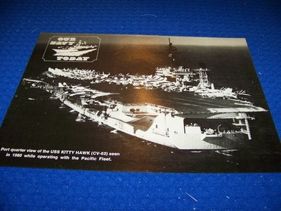 USS KITTY HAWK (CV-63)....1-PAGE  PHOTO PAGE.. (240QQ)