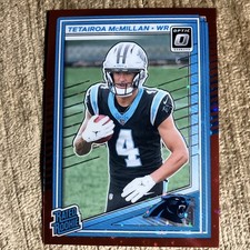Panini 2025 Donruss Optic Rated Rookie Red Prizm #209 Tetairoa McMillan