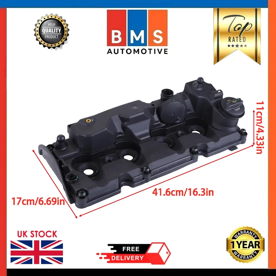 CUBIERTA VÁLVULA BASCULANTE VOLKSWAGEN CARAVELLE AUDI CUNA 2.0 DIÉSEL 03L103469T NUEVO Foto 4 de 4