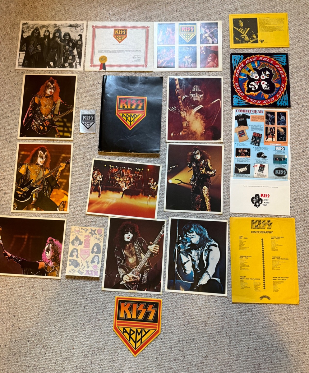 1976-77 Kiss Army Membership kit with extras | eBay