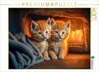 Calvendo Puzzle Kuschelig Am Kamin | 1000 Teile Lege-GrößE 64X48Cm Foto-Puzzle F