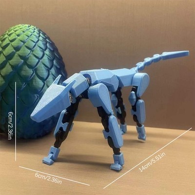 3D-Druck beweglicher Shapeshift Gelenk Roboter Hund Glück 13 Gelenke Montage Spielzeug