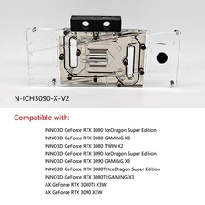 GPU Water Block For Inno3D RTX3080/3090 ICHILL X4/GAMING X3 N-ICH3090-X-V2