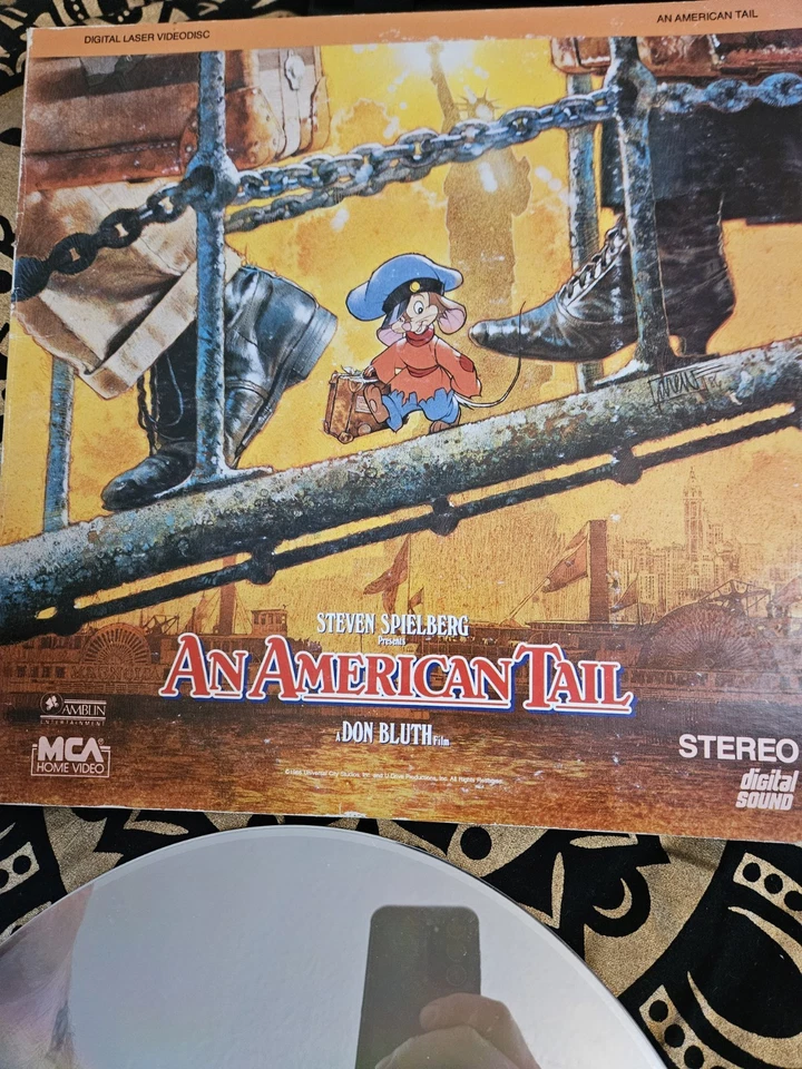 An American Tail (1986) –Digital LaserDisc –Steven Spielberg –Rare –Tested Works Foto 3 de 4