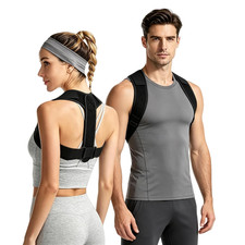 Adjustable Posture Corrector for Women Men, Upper Back Support Brace