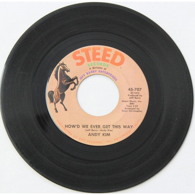 ANDY KIM HOW'D WE EVER GET THIS WAY / ARE YOU EVER COMING HOME 45RPM 7'' 45-707