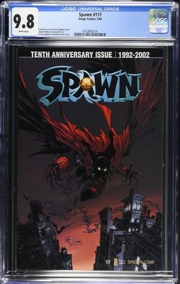 CGC 9.8 Spawn 117 McFarlane Medina Capullo Image 2002