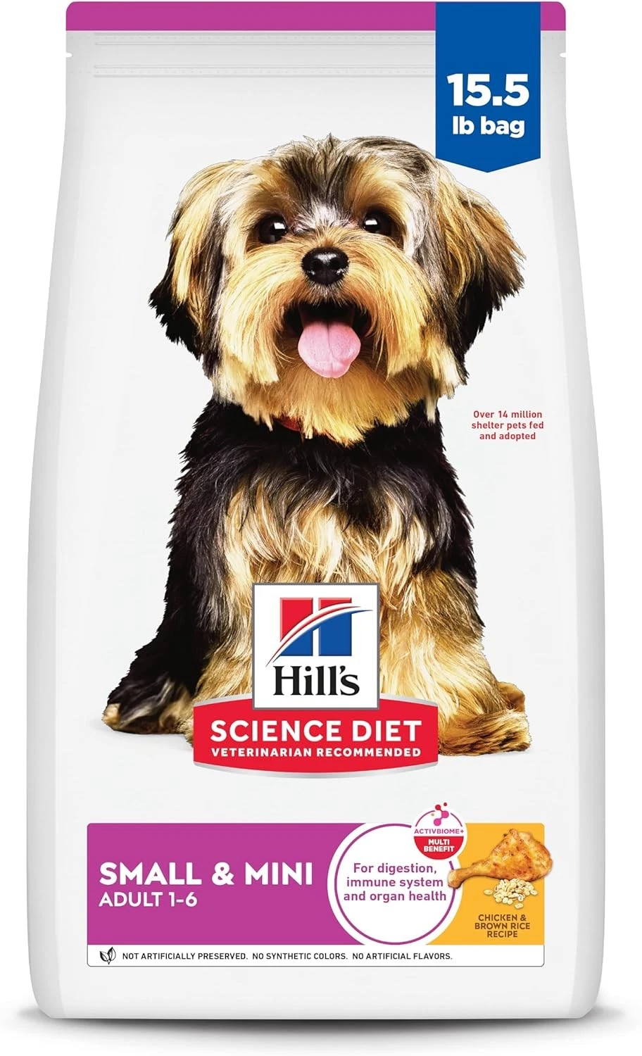 Hill's Science Diet Small & Mini, Adult 1-6, Small & Mini Breeds Premium 15.5lbs
Opens in a new wind