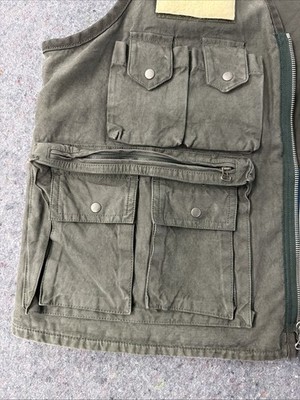 Visvim Pilar Fisherman's Vest Green Size 4 Made in Japan Rare