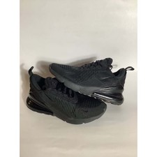 Nike Air Max 270 Triple Black Womens Size 7 Running Shoes AH6789-006 Sneakers
