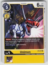 Unimon Common Starter Deck 03: Heaven's Yellow ST3-07 C LP
