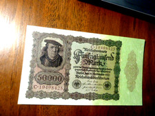 Germany 50,000 Mark (50000) 1922 Pick-79 CRISP GEM UNC