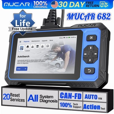 2026 MUCAR 682 Bidirectional All System OBD2 Scanner Diagnostic Tool Code Reader